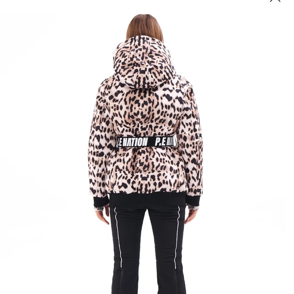 SILVERTON SNOW JACKET IN LEOPARD - Picture 4 of 7